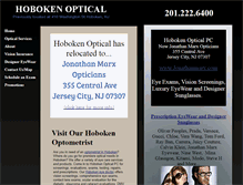 Tablet Screenshot of hobokenoptical.com